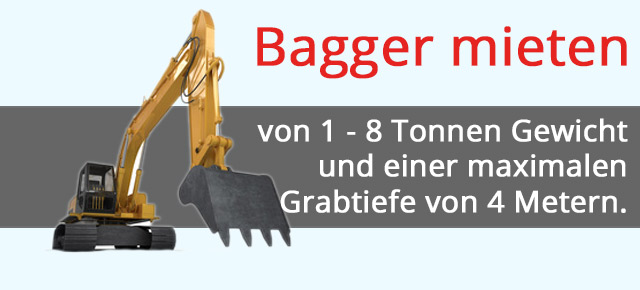 Baumaschienen Prussak :: Bagger oder andere Baumaschinen mieten