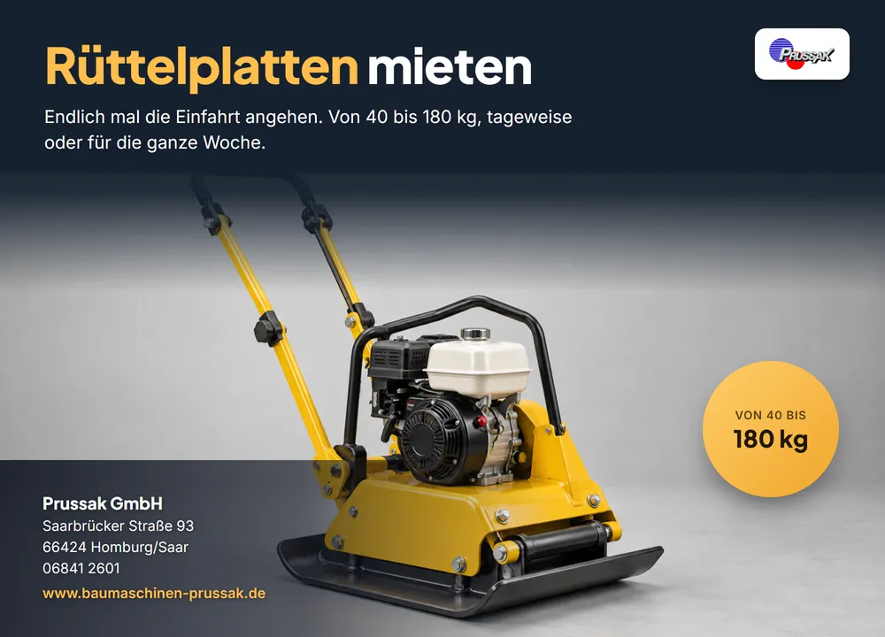 Endlich mal die Einfahrt angehen