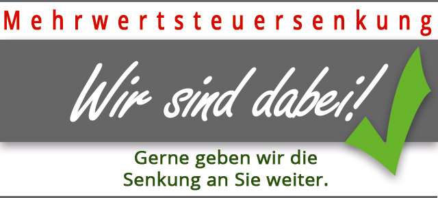 AUTO Werksatt Prussak :: MwSt.-Senkung Wir sind dabei
